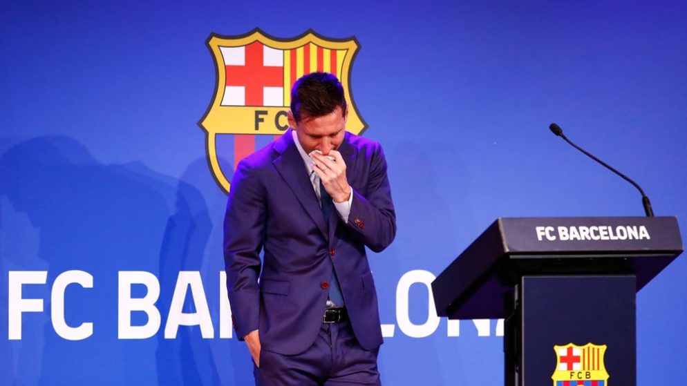 Lionel Messi said goodbye to Barcelona in a tearful press conference, Barcelona confident of the good season- Coach Ronald Koeman