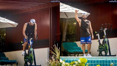 Mumbai Indians recently gave an update on Rohit Sharma’s training routine following his arrival in the UAE ahead of the second phase of IPL 2021