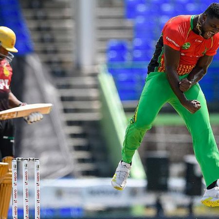 Guyana Amazon Warriors claimed a stunning victory over the Trinbago Knight Riders at the Hero CPL 2021