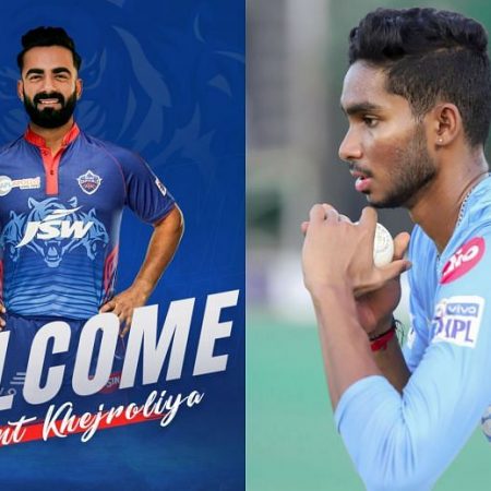 Delhi Capitals roped in Kulwant Khejroliya as a replacement player for the injured Siddharth Manimara for the rest of the IPL season