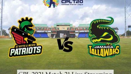 Jamaica Tallawahs crashed with St. Kitts and Nevis Patriots in the 21st match of the CPL 2021 at Warner Park in Basseterre