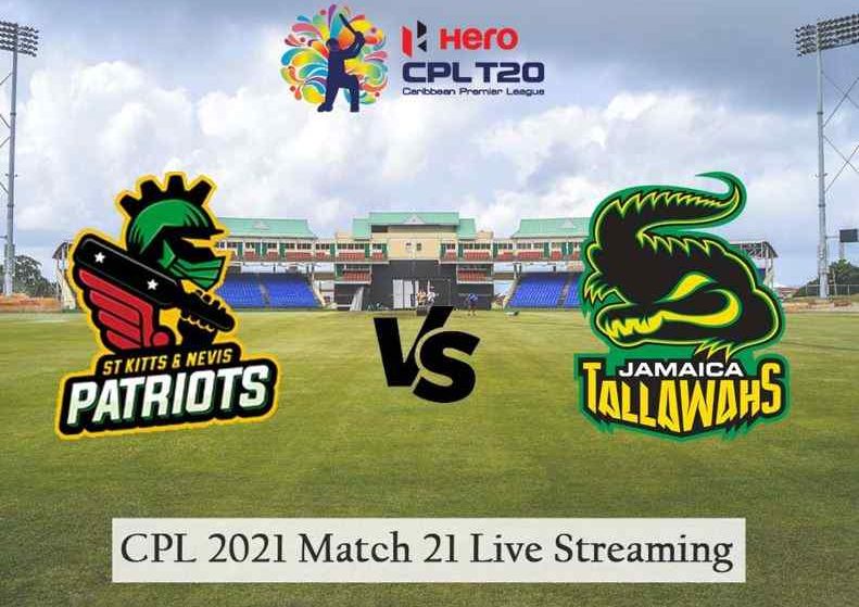 Jamaica Tallawahs crashed with St. Kitts and Nevis Patriots in the 21st match of the CPL 2021 at Warner Park in Basseterre