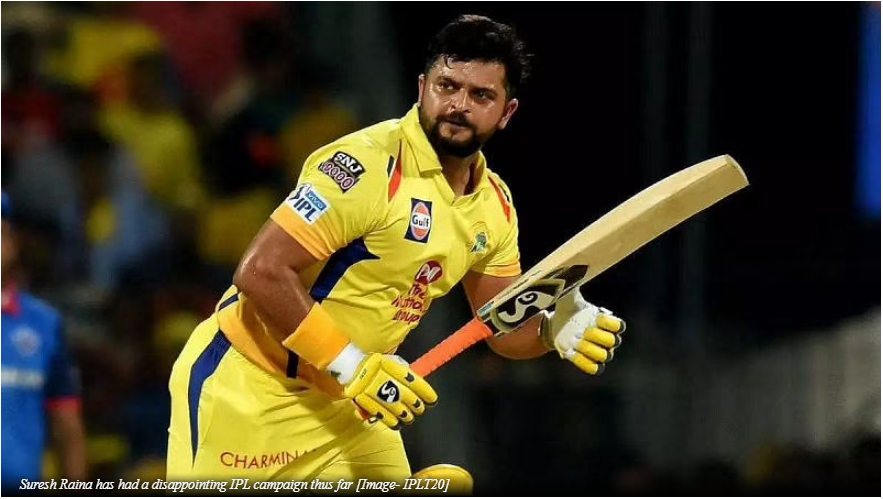 Sanjay Manjrekar has opined that the form of Suresh Raina in IPL 2021 is a huge worry for the CSK going forward