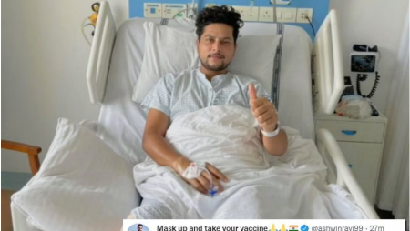 Kuldeep Yadav shares a post-surgery picture- “Road to recovery has just begun” in the IPL 2021