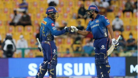 Ian Bishop has stated that the MI overcautious batting approach is hurting them in the UAE leg of the IPL 2021