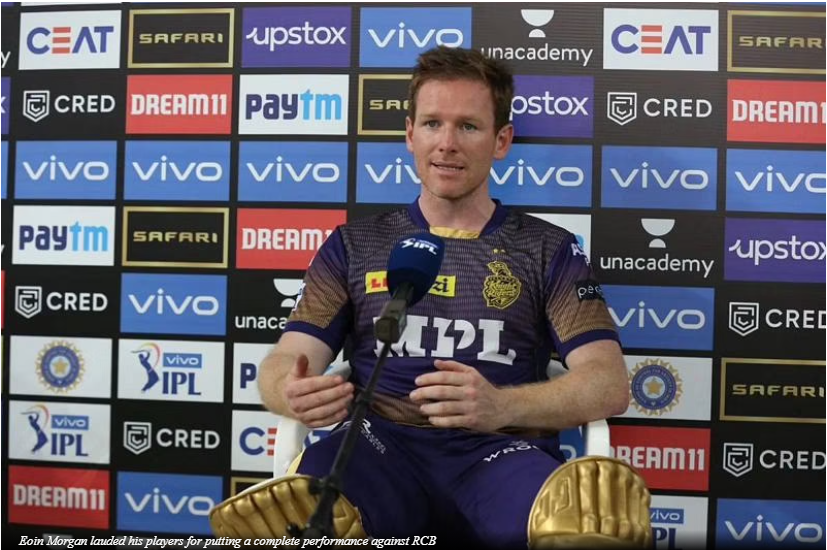 Eoin Morgan says “He makes it look very very easy” in the IPL 2021