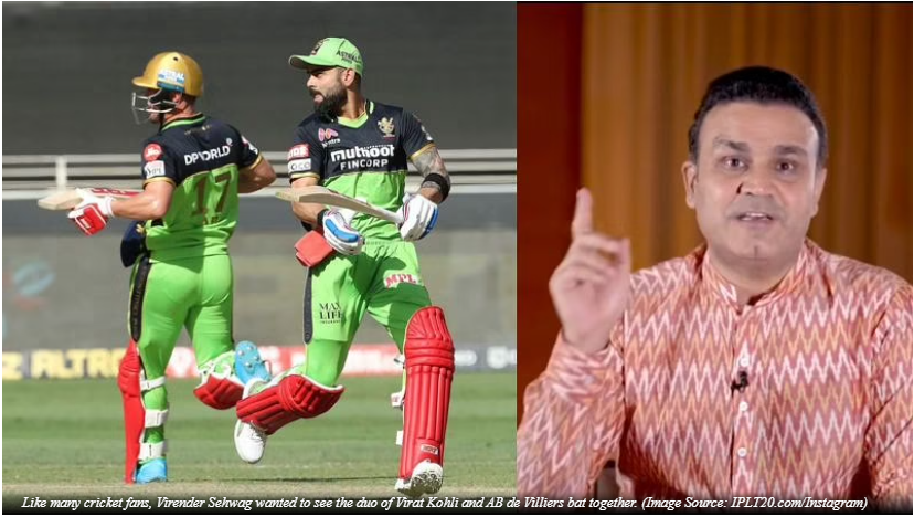 Virender Sehwag pointed out an interesting fact about Royal Challengers Bangalore’s IPL 2021 season