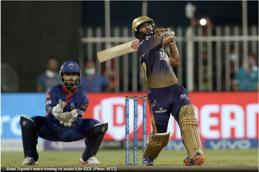 KKR’s Rahul Tripathi says “I knew we are just one hit away” in IPL 2021