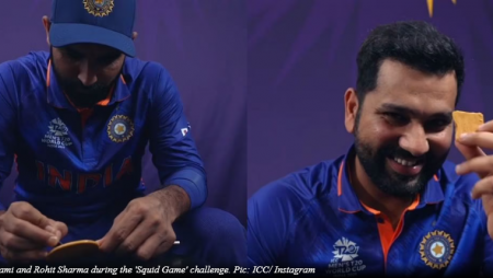 Team India stars put to test with “Squid Game” challenge in T20 World Cup 2021