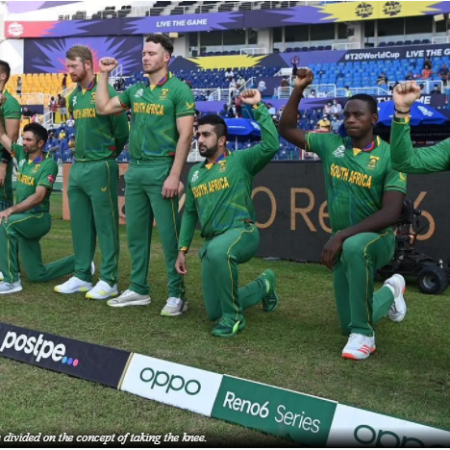 Cricket South Africa directs players to take a knee before every game: T20 World Cup 2021