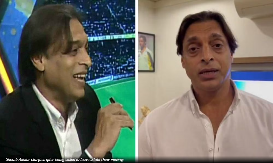 Shoaib Akhtar clarifies his stance after being asked to leave a show midway in T20 World Cup 2021