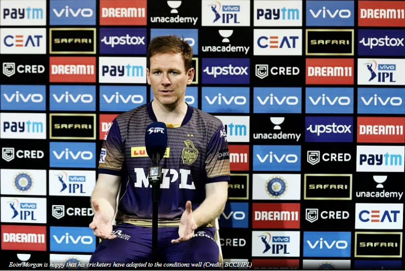 Eoin Morgan says “Vast improvements from two days ago” in the IPL 2021