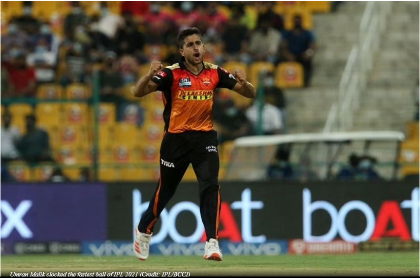 Umran Malik, the young fast bowler from Jammu & Kashmir made a mark in his first couple of outings in the IPL 2021