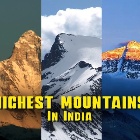 Top FIVE Highest Mountains in India by Height