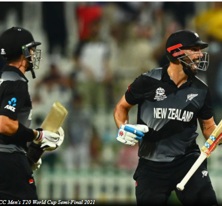 Ross Taylor congratulates New Zealand on defeating England and reaching their first T20 World Cup final