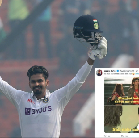 Shreyas Iyer made a fabulous start to his Test career after he slammed a fantastic century on debut against New Zealand