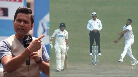 Aakash Chopra once again flagged the “very ordinary standard” of umpiring on Day 2 of the first test between IND and NZ