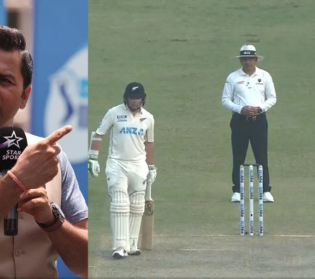 Aakash Chopra once again flagged the “very ordinary standard” of umpiring on Day 2 of the first test between IND and NZ