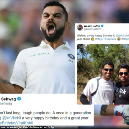 The cricketing fraternity extended warm wishes to Indian skipper Virat Kohli as he turned 33 on Friday