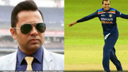 Aakash Chopra has raised a few questions over the non-selection of leg-spinner Rahul Chahar in the Indian T20 squad