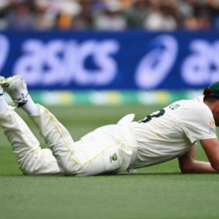 Josh Hazlewood’s diving catch ended Ollie Pope’s gritty knock for England on Day 1 of the first Ashes Test