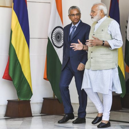 India-Mauritius relations are based on an improvement organization, concurring Prime Minister Narendra Modi.