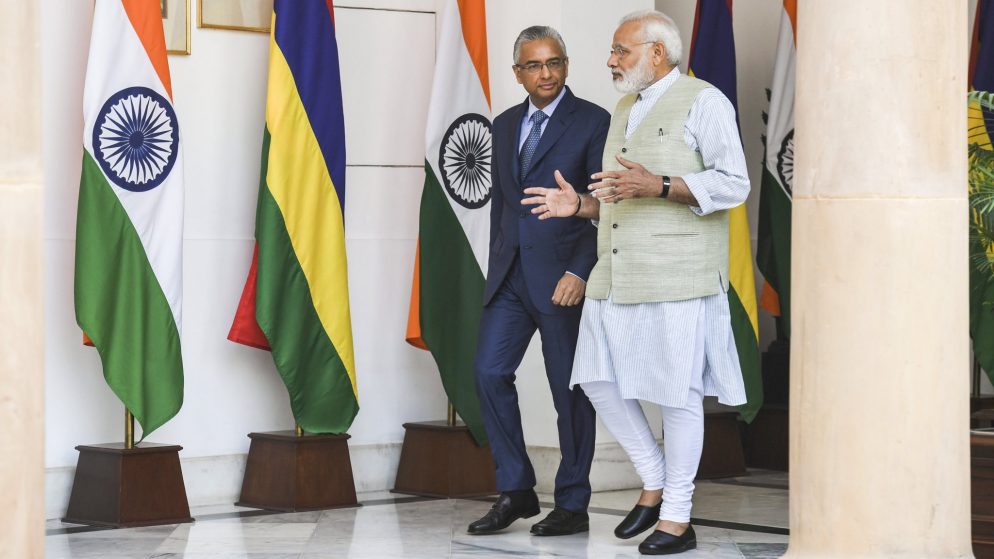 India-Mauritius relations are based on an improvement organization, concurring Prime Minister Narendra Modi.