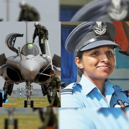 The IAF tableau includes India’s first female Rafale fighter jet pilot.