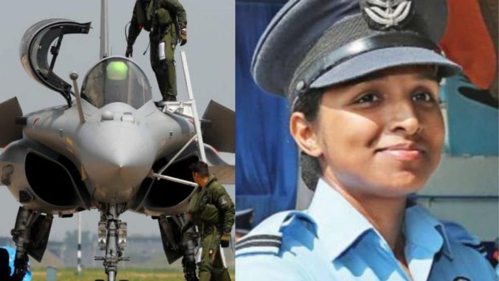 The IAF tableau includes India’s first female Rafale fighter jet pilot.