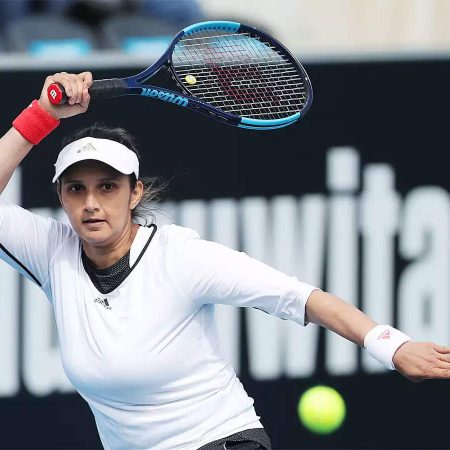 The announcement was made too soon: Sania Mirza congratulates herself on her retirement.