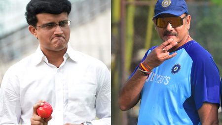 After Wriddhiman Saha shared a screenshot of messages with a journalist, Ravi Shastri asked Sourav Ganguly to step in.