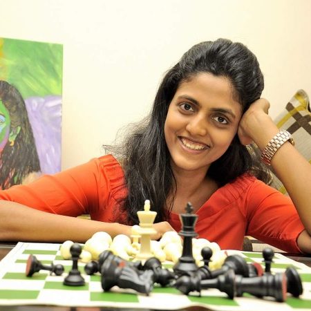 Dronavalli Harika, an Indian chess champion, was one of the players who received sexually abusive correspondence.