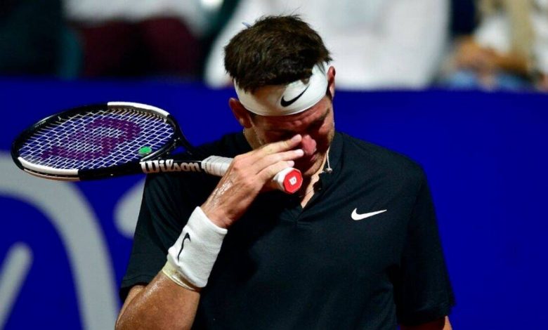 Tearful Juan Martin del Potro is on the verge of retirement and leaves the Argentine Open