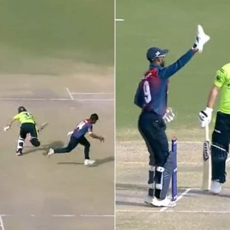 Oman Quadrangular T20I Series, Nepal’s wicketkeeper upholds the ‘Spirit Of Cricket,’ refusing to run out Ireland’s batter.