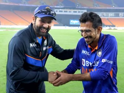 After the first ODI against West Indies, Rohit Sharma takes on the role of anchor and interviews Yuzvendra Chahal.