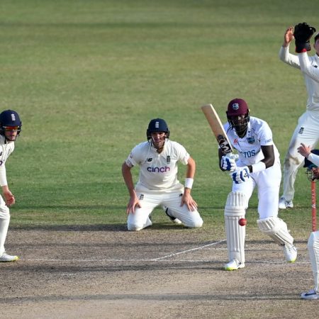 2nd Test Day 1 between the West Indies and Britain, Dan Lawrence and Joe Rootle led the visitors to a commanding lead.