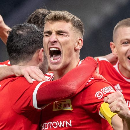 German Cup: Union Berlin advanced to the semifinals after defeating St. Pauli.