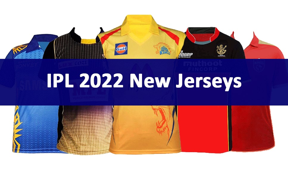 IPL 2022: Take a look at all the teams' new uniforms for season 15