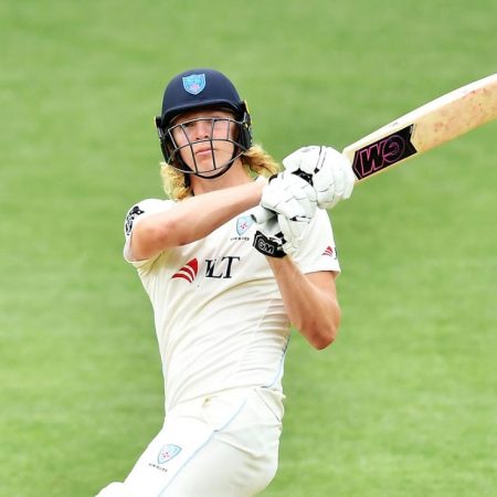 In a Sheffield Shield coordinate, an Australian player was “marvelously caught and bowled.”