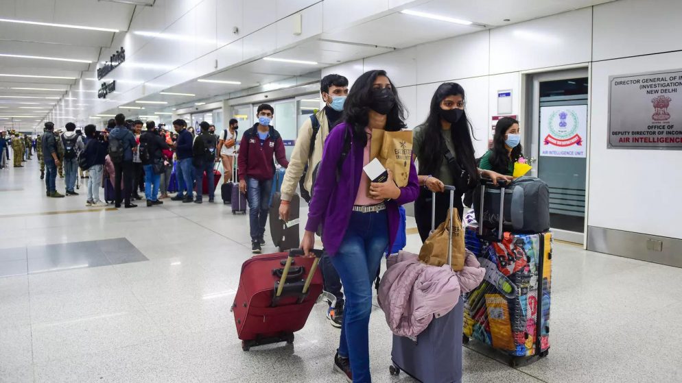 Indian students are on their way to Poland, at that point going back domestic to India today.