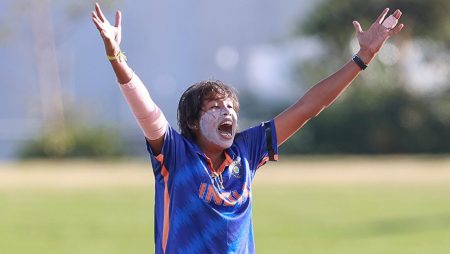 Jhulan Goswami is the first female bowler to reach this milestone in one-day internationals.