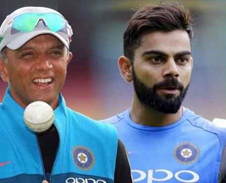 Rahul Dravid to Virat Kohli: In the first Test between India and Sri Lanka, he gives a golden speech before presenting Virat Kohli with his 100th Test cap.