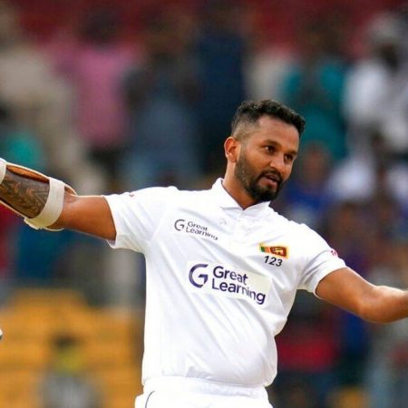 Sri Lanka’s one-man resistance army is Dimuth Karunaratne.