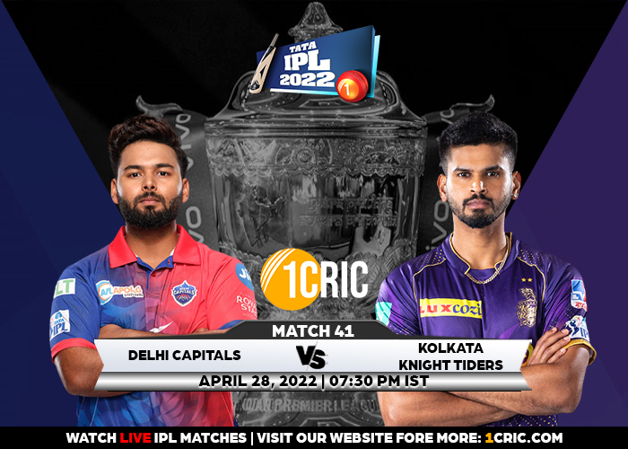 Who will win today’s IPL match? DC vs KKR Predictions Match 41.