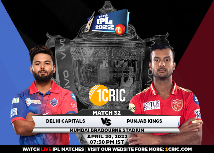 Match 32 Prediction IPL2022: DC vs PBKS In today’s IPL encounter between DC and PBKS, who will win?