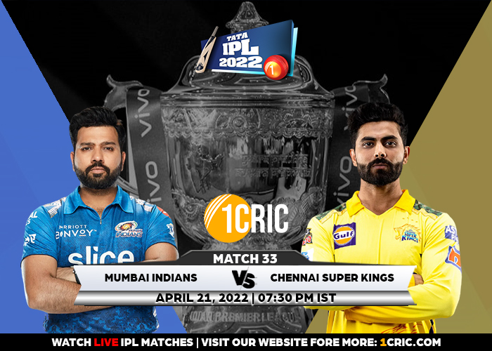 MI against CSK, Match 33, IPL 2022 Predictions for the match. Who will win today’s IPL match between Mumbai Indians and Chennai Super Kings?