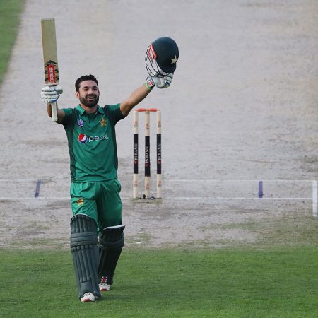 Mohammad Rizwan’s Off Stump is uprooted by Cameron Green.