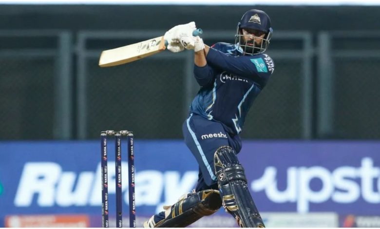 Rashid followed in Tewatia’s footsteps by slamming  the third delivery for a six in IPL 2022.