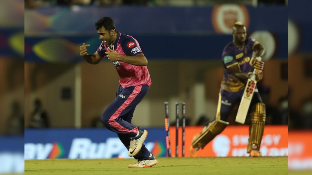 IPL 2022: With a “unplayable” delivery, Ravichandran Ashwin clean bowls Andre Russell.