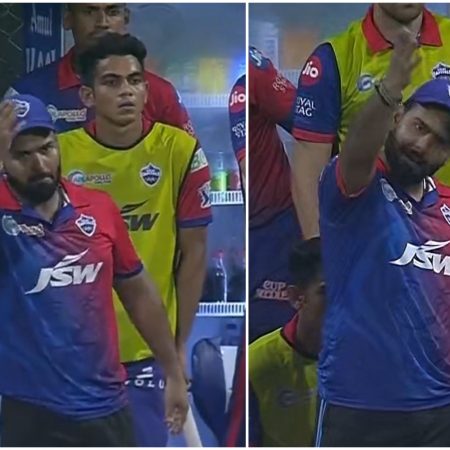 Rishabh Pant leads a protest and asks batters to leave the game because of the no-ball controversy.